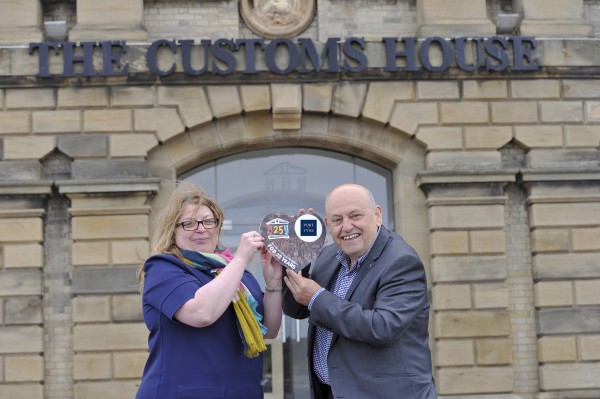 Louise Tinkler, Director of HR and Communications at Port of Tyne alongside Ray Spencer MBE, Executive Director of The Customs House